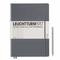Notesy i bloczki - Notatnik Leuchtturm1917 Master Slim A4+, Linie, Antracytowy - miniaturka - grafika 1