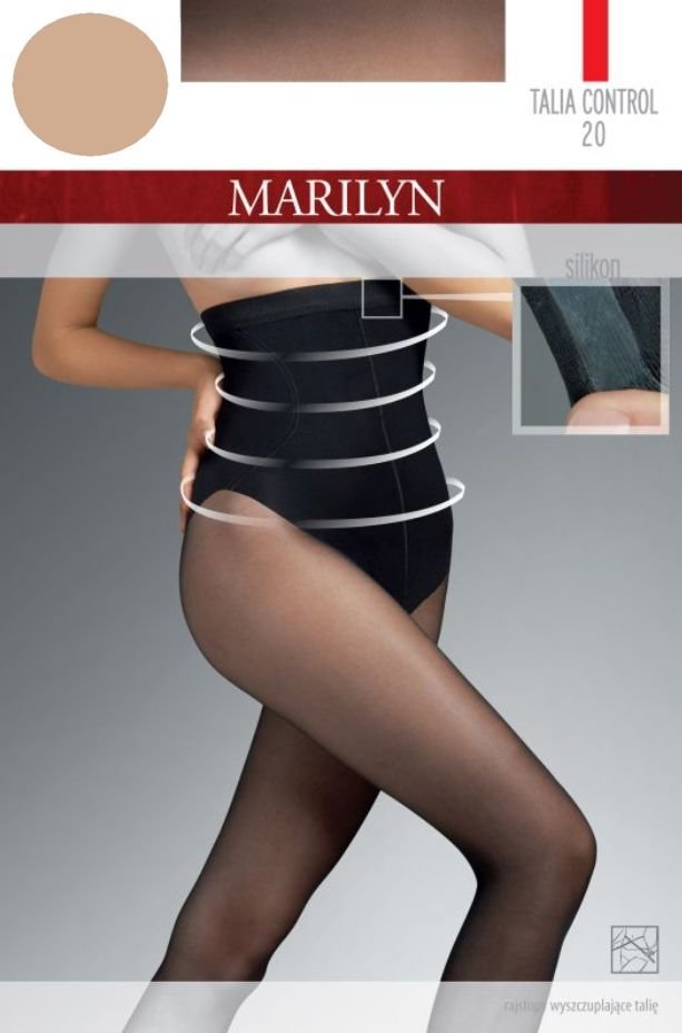 Rajstopy Wyszczuplające Modelujące Marilyn Talia Control 20 Den Beżowe 4-L