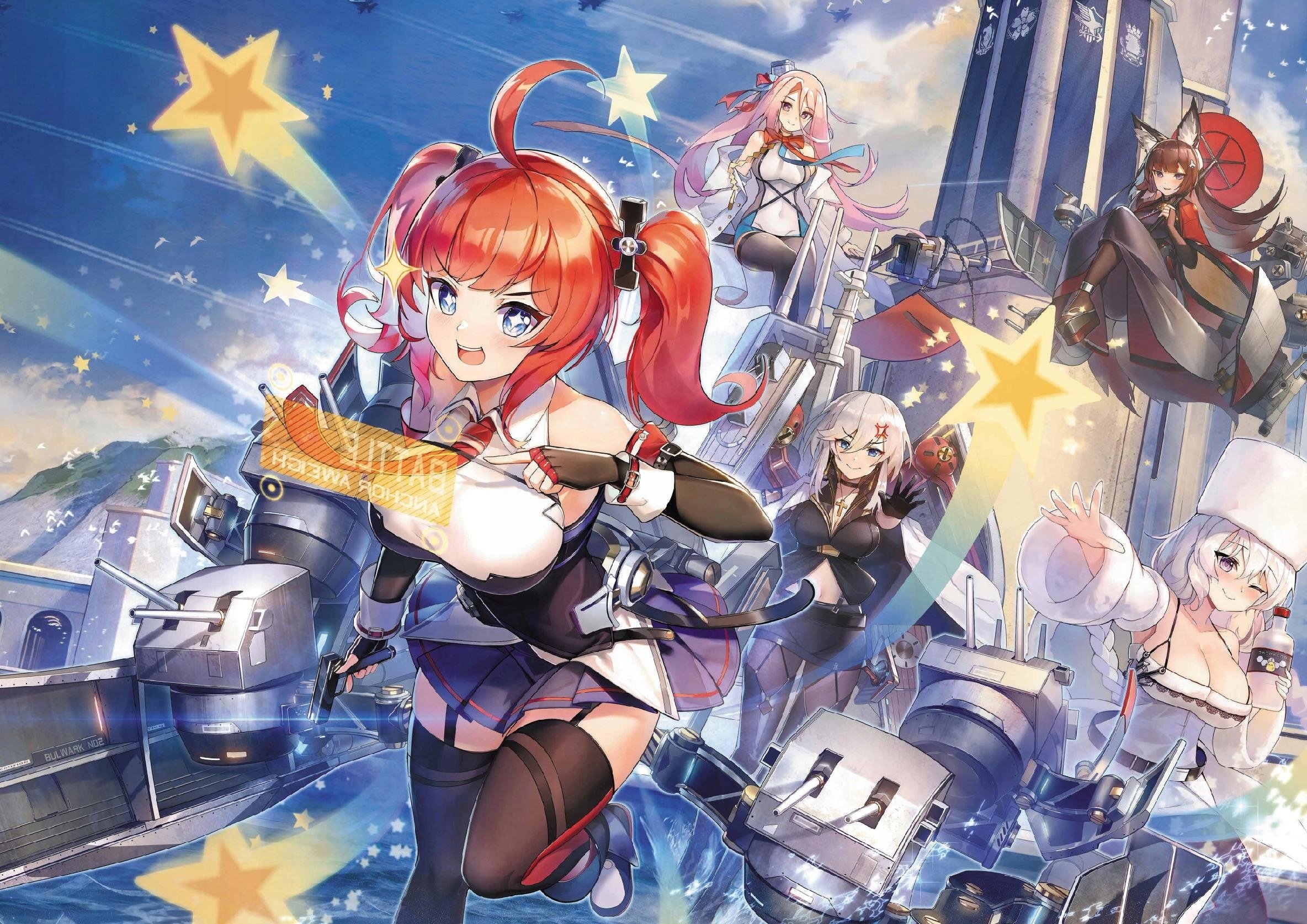 Plakat A1 anime gra Azur Lane