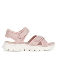Sandały damskie - Sandały Skechers FLEX APPEAL 4.0 119487 Różowy - miniaturka - grafika 1