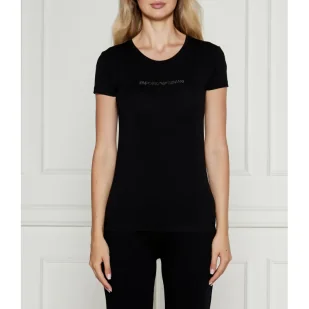 Emporio Armani T-shirt | Regular Fit - Koszulki i topy damskie - miniaturka - grafika 1