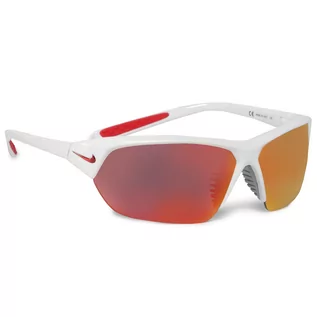 Okulary przeciwsłoneczne - Nike Okulary przeciwsłoneczne Skylon Ace EV1125 106 White/Grey W/Red Mirror - grafika 1