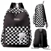 Plecaki szkolne i tornistry - PLECAK SZKOLNY TORNISTER MŁODZIEŻOWY POJEMNY DUŻY DO SZKOŁY [PLECAK3] - miniaturka - grafika 1