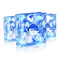 Chłodzenie procesora - 3x AABCOOLING SUPER SILENT FAN 8-cm 80mm CICHY WENTYLATOR CHŁODZĄCY BLUE LED 12 VDC 13dB NIEBIESKIE PODŚWIETLENIE WYDAJNY WENTYLATOR WIATRAK KOMPUTE.. - miniaturka - grafika 1