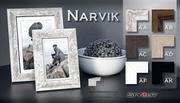 Ramki na zdjęcia - Ramka na zdjęcia Narvik 10 x 15 cm shabby - miniaturka - grafika 1