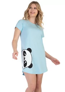 Koszula Nocna Vienetta bawełniana XL krótki rękaw - Bielizna nocna - miniaturka - grafika 1