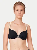 Stroje kąpielowe - Triumph Góra od bikini Summer Glow 10217989 Czarny - miniaturka - grafika 1