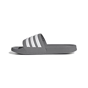 adidas Męskie klapki Adilette Shower, Grey Three Ftwr White Grey Three, 37 eu - Klapki i japonki męskie - miniaturka - grafika 1