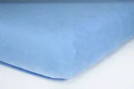 Prześcieradła dla dzieci - Prześcieradło Frotte Z Gumką 90x200 Jasnoniebieskie - miniaturka - grafika 1