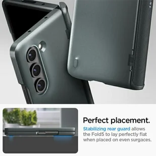 Spigen Slim Armor Pro Samsung Z Fold5 abyss green ACS06212 - Etui i futerały do telefonów - miniaturka - grafika 18