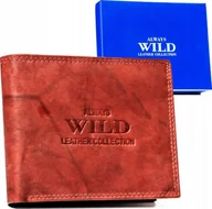 Portfele - Always Wild Duży portfel męski ze skóry naturalnej - Always Wild NoSize - miniaturka - grafika 1