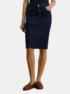 LAUREN RALPH LAUREN Spódnica jeansowa 200813134001 Granatowy Straight Fit - Spódnice - miniaturka - grafika 1