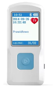 Przenośny MONITOR APARAT EKG polskie menu software - Akcesoria medyczne - miniaturka - grafika 1