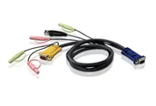 Adaptery i przejściówki - Aten kabel 2L-5303U 3M USB KVM Audio 2L-5303U - miniaturka - grafika 1