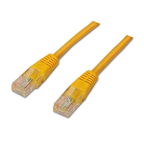 Aisens Kabel Sieciowy (0,5 m, 10/100/1000 Mbit/s), Żółty