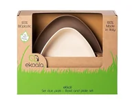 Miseczki i talerzyki dla dzieci - eKoala, Miseczka i Talerzyk, Brown, BIOplastik - miniaturka - grafika 1