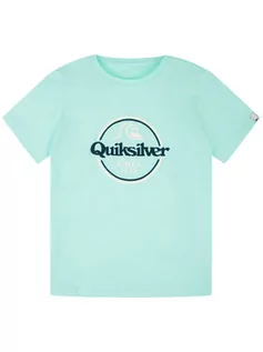 Koszulki i topy damskie - Quiksilver T-Shirt Words Remain EQBZT04142 Zielony Regular Fit - grafika 1