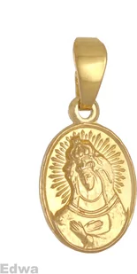 Zawieszka złota Medalik pr.585 - Wisiorki - miniaturka - grafika 1