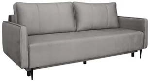 Ciemnoszara rozkładana sofa z pojemnikiem F7-G00 - Sofy i kanapy - miniaturka - grafika 1
