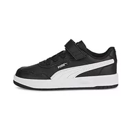Buty dla dziewczynek - PUMA Unisex dziecięce tenisówki Court Ultra Ac+ Ps, Czarna puma, biała puma - miniaturka - grafika 1