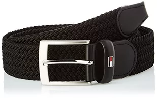 Tommy Hilfiger Męski nowy pasek ADAN 3,5 cm, czarny, 105, Czarny - Paski - miniaturka - grafika 1