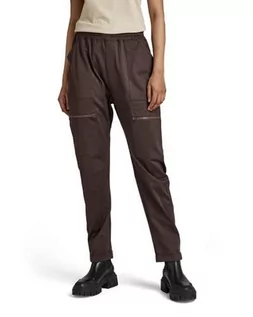 Spodnie damskie - G-STAR RAW Cargo 3D Boyfriend Track spodnie damskie spodnie dresowe, Brązowy (Chocolat D22364-c813-285), M - grafika 1