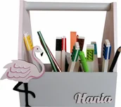 Przyborniki na biurko - Prowansalska Manufaktura Przybornik na kredki PK15 - miniaturka - grafika 1