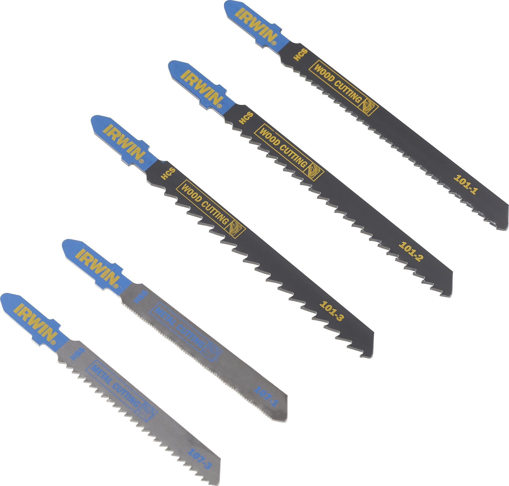 Irwin IRWIN BRZESZCZOT HCS/HSS DO WYRZYNARKI / TYP T kpl. 5szt. METAL i drewna, w blistrze