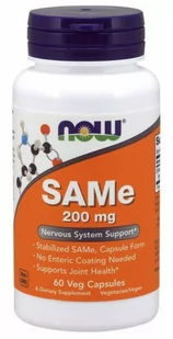 SAMe - S-Adenozylo L-Metionina 200 mg (60 kaps.) - Aminokwasy - miniaturka - grafika 1