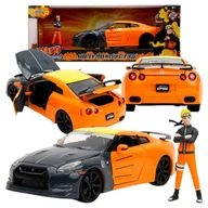 Figurki dla dzieci - Jada Naruto Auto 2009 Nissan GT-R 1:24 + Figurka Metalowa - miniaturka - grafika 1