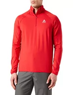 Bluzy męskie - Odlo Męska bluza Midlayer 1/2 Zip Berra Light 541792 - miniaturka - grafika 1