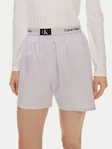 Calvin Klein Underwear Szorty piżamowe 000QS6972E Fioletowy Relaxed Fit - Piżamy damskie - miniaturka - grafika 1