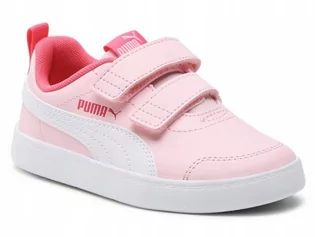 Buty dla dziewczynek - BUTY dziecięce PUMA COURTFLEX 371543-25 rzepy 33 - grafika 1