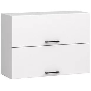 Wisząca podwójna szafka kuchenna Oliwia W 80 cm biała - Szafki kuchenne - miniaturka - grafika 2