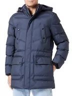 Kurtki męskie - Geox Kurtka męska M Sandford, czarny/asfalt, 46 - miniaturka - grafika 1