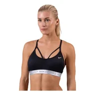 Biustonosze - Nike damski biustonosz Indy Aero-Adapting Black/Metallic Silver XL - miniaturka - grafika 1