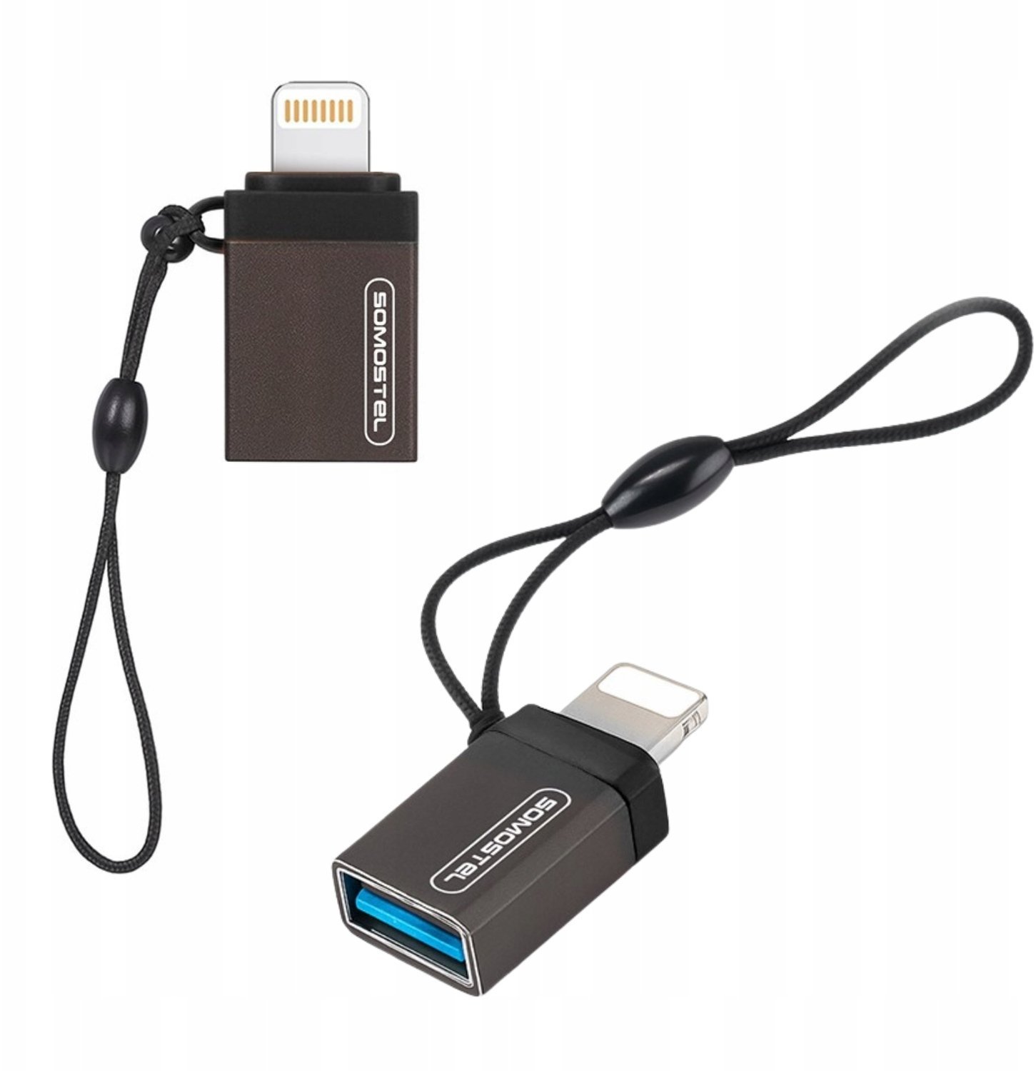 Adapter USB Somostel adapter host OTG Lightning - USB czarny SMS-BZ21 35542
