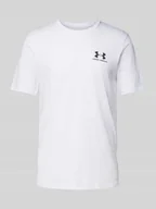 Koszulki męskie - T-shirt z nadrukiem z logo - miniaturka - grafika 1
