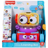 Zabawki interaktywne dla dzieci - Fisher Price Price Price Uczący przyjaciel robot 4w1 HCK41 HCK41 - miniaturka - grafika 1