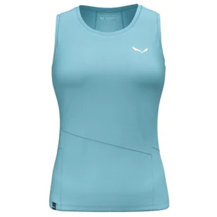 SALEWA Puez Sporty Dry Tank top damski, niebieski (Air Blue), M - Koszulki i topy damskie - miniaturka - grafika 1