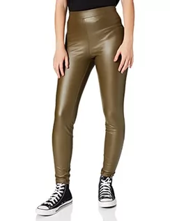 Legginsy - VERO MODA Damskie legginsy VMGAYA MR PL Fleece Color, Peat, M/34 - grafika 1