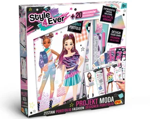 Projekt Moda – Zestaw „Portfolio” (NOWA WERSJA 2025) - Zabawki kreatywne - miniaturka - grafika 1