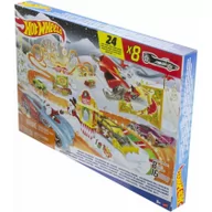 Samochody i pojazdy dla dzieci - Hot Wheels Kalendarz adwentowy HCW15 Mattel - miniaturka - grafika 1