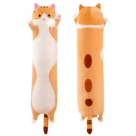 Maskotki i pluszaki - MASKOTKA DŁUGI KOT KOTEK PARÓWKA PLUSZAK PRZYTULANKA ZABAWKA PODUSZKA 130cm - miniaturka - grafika 1