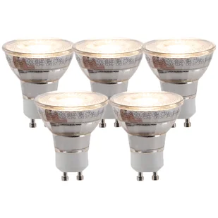 LUEDD Zestaw 5 Żarówek LED GU10 3-stopniowe ściemnianie 5W 300 lm 2700K - Żarówki LED - miniaturka - grafika 1