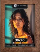 Ramki na zdjęcia - Ramka na zdjęcie Vienna 30x40 Brązowa - miniaturka - grafika 1