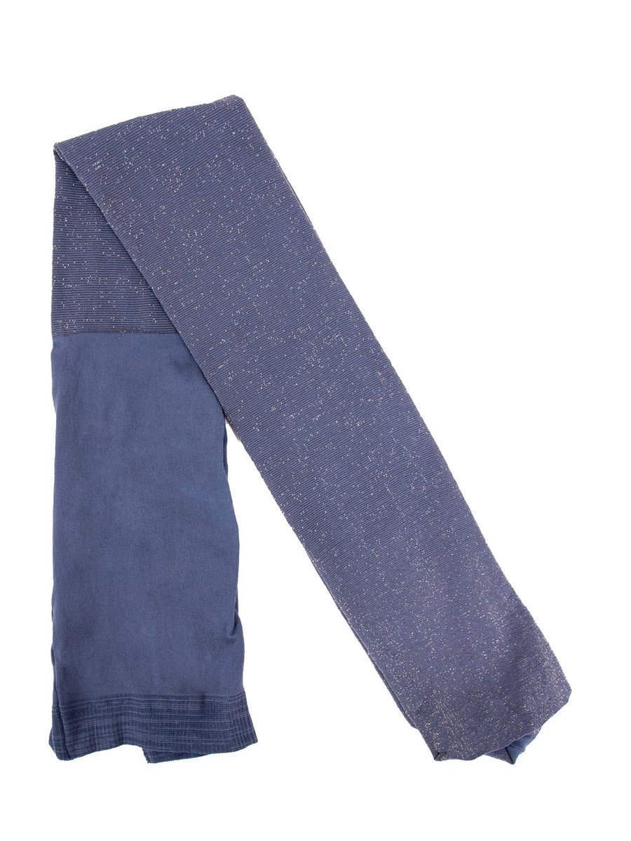 Rajstopy dziecięce, mikrofibra, grafitowe, ze złotą przędzą metalizowaną 50 DEN, 140-146