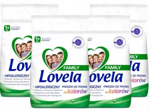 Lovela Family Proszek do Prania Kolorów 4 x 2,1kg - Środki do prania - miniaturka - grafika 1