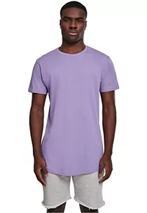 Urban Classics Męski T-Shirt Shaped Long Tee jednokolorowy, długi krój, męska koszula, dostępna w wielu różnych kolorach, rozmiary XS- 5XL, lawendowy, 3XL - Koszule męskie - miniaturka - grafika 1