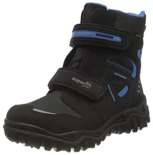 Superfit Husky ciepła podszewka Gore-tex Śniegowce Chłopcy, Czarno-niebieski 000, 31 EU - Śniegowce damskie - miniaturka - grafika 1